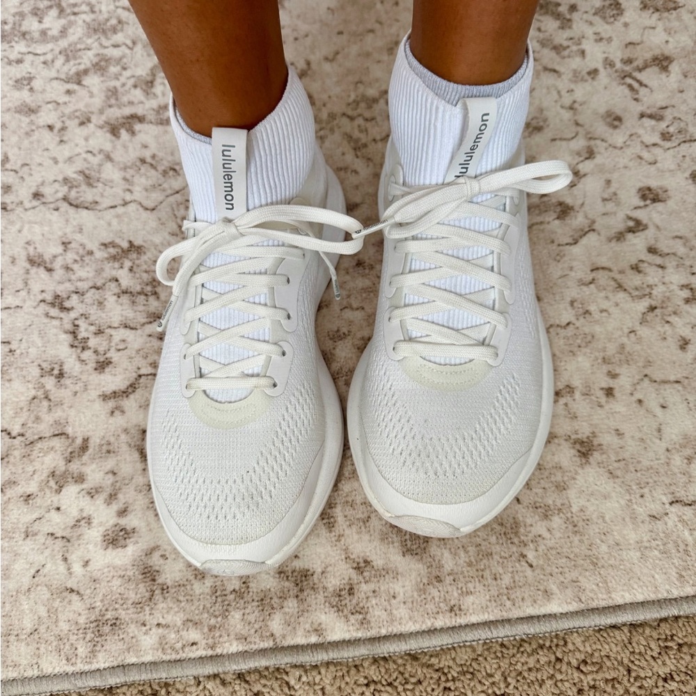 lululemon athletica White Athletic Shoes